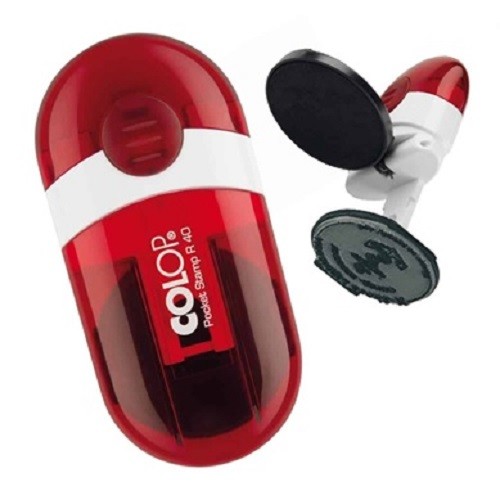 Печать на полуавтоматической карманной оснастке COLOP POCKET Печать на полуавтоматической карманной оснастке COLOP POCKET